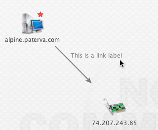 Link label appearance